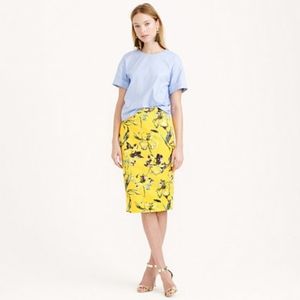 J.CREW Tiger Lily Pencil Skirt